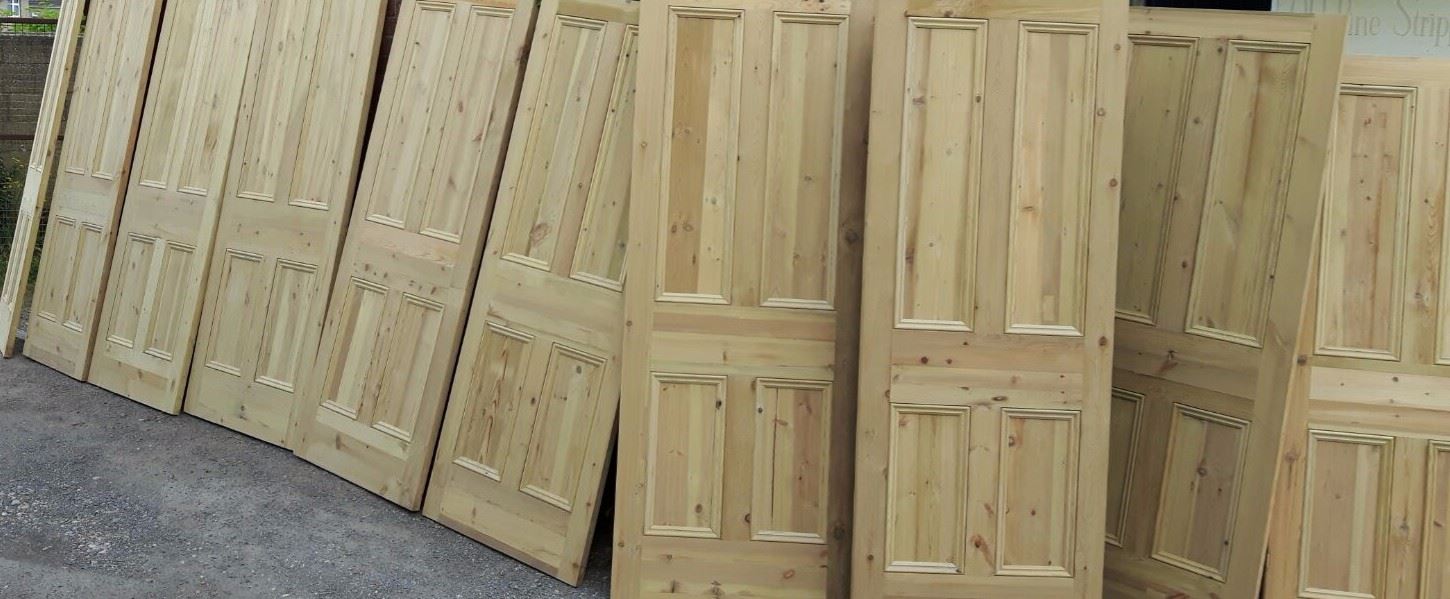 Door Stripping Info. Removing thick layers of paint and varnish from doors.